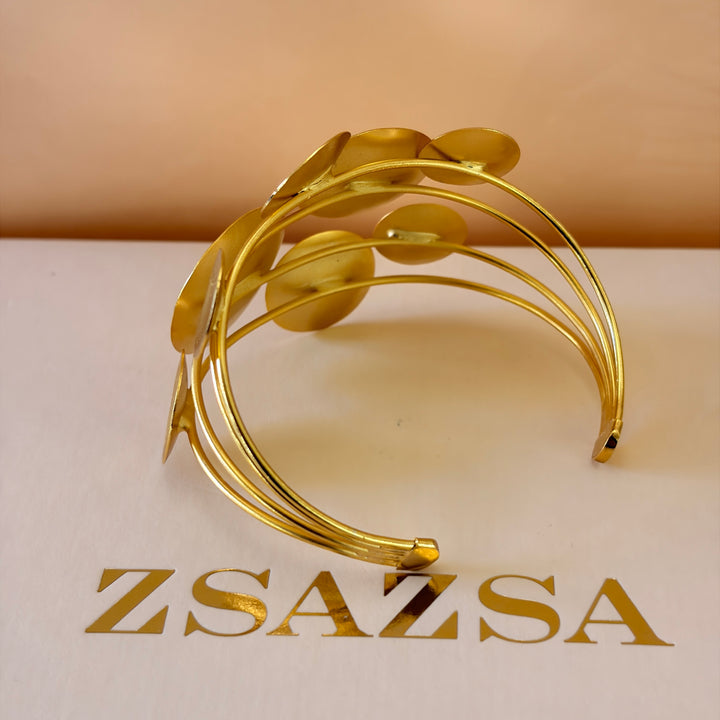 Handmade Full Circles Gold Set | Gold Plated | ZsaZsa