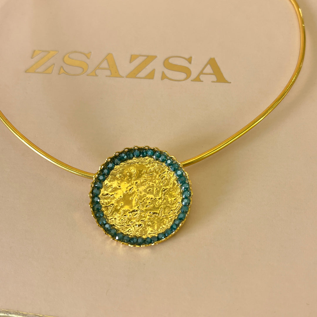 Handmade verdemar gold plated set