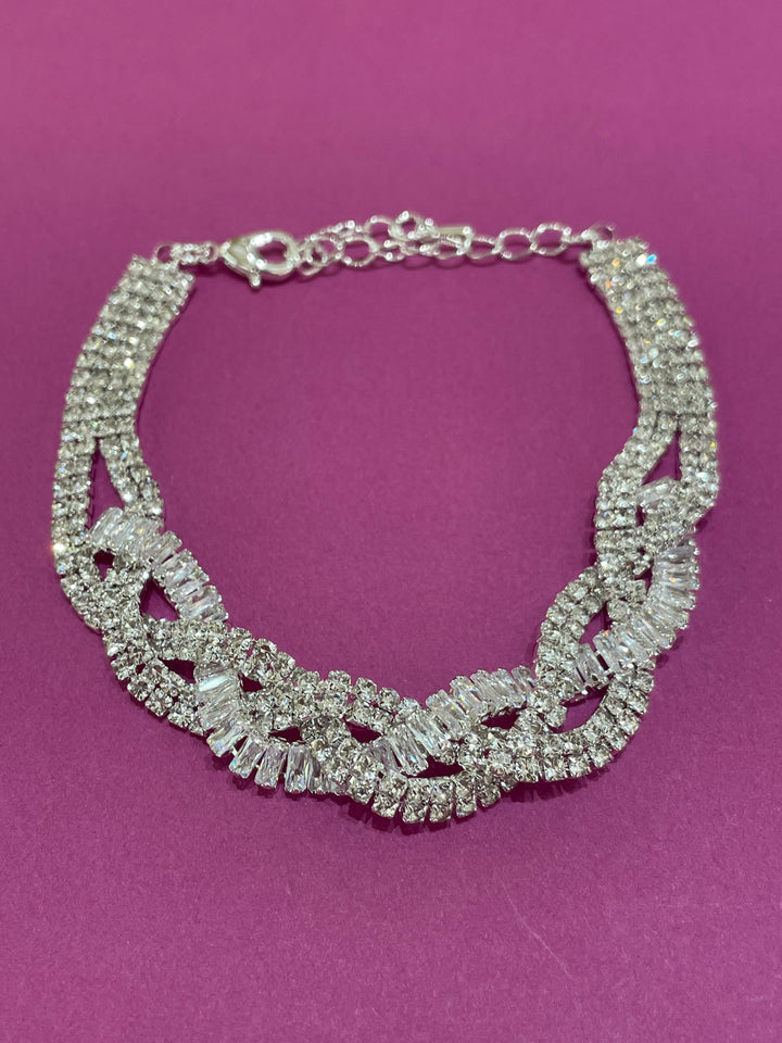 Baguette silver set