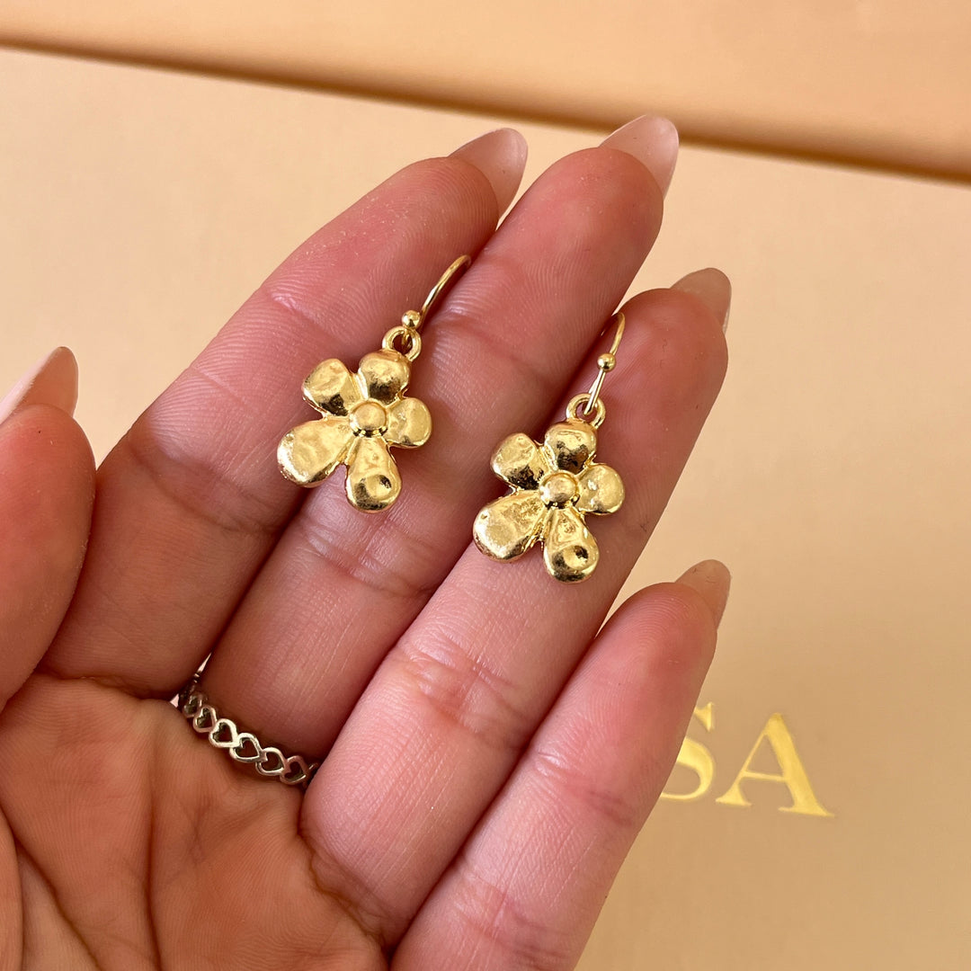 Flower gold plated set