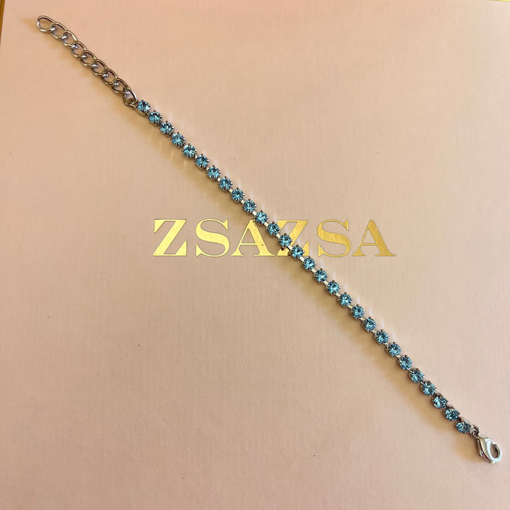 Turquoise Preciosa crystals bracelet