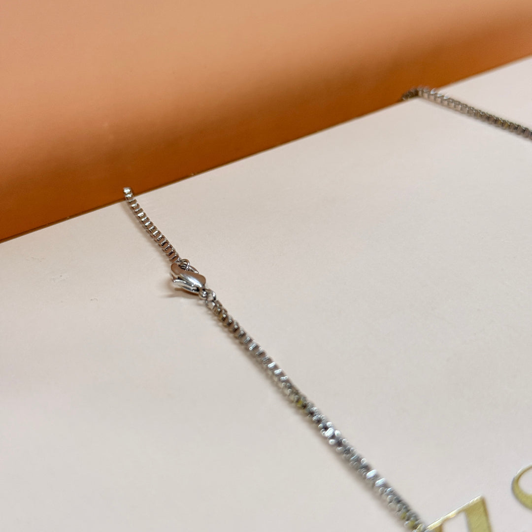 Marquise zircone adjustable choker