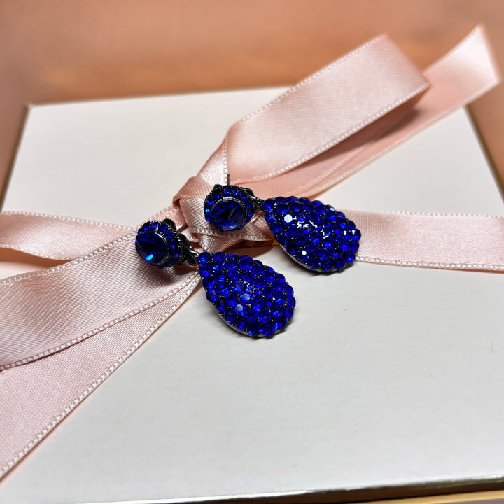 Royal blue earrings