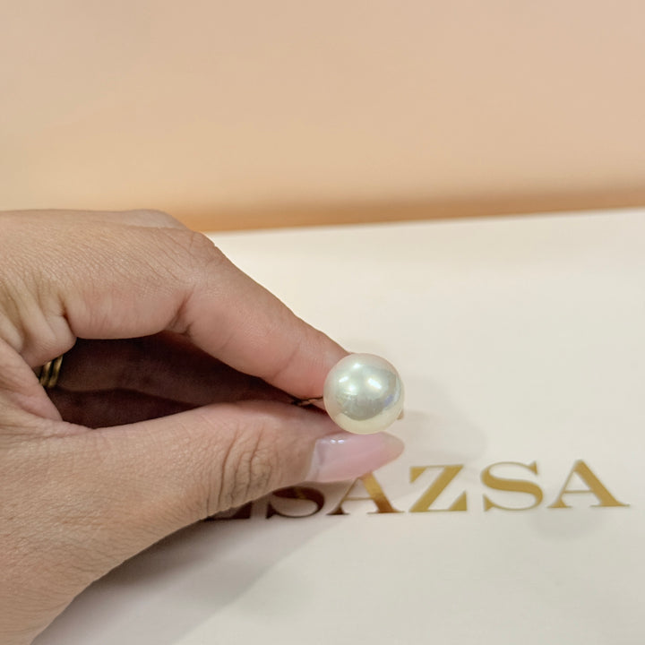 Pearl Simple hair gold pin