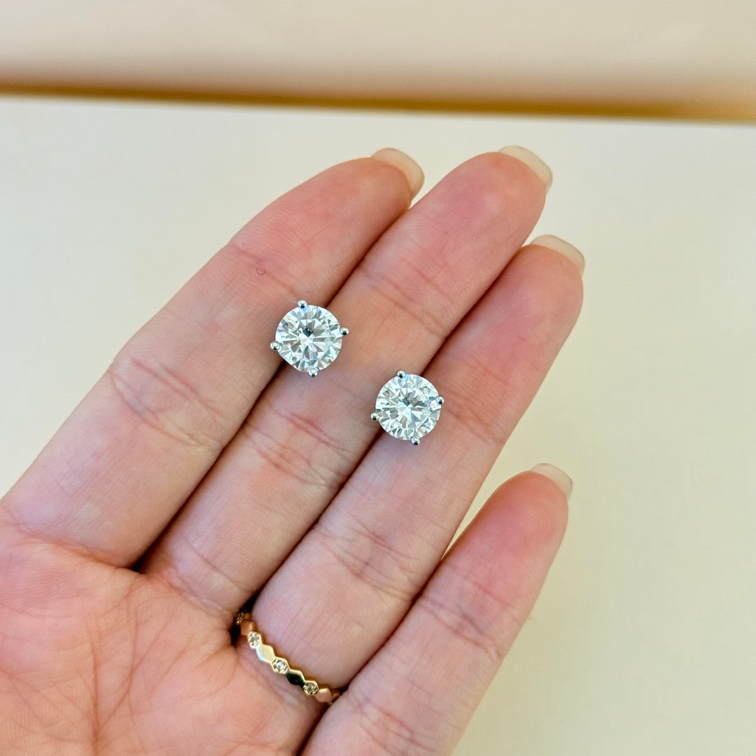 Solitaire zircone silver set