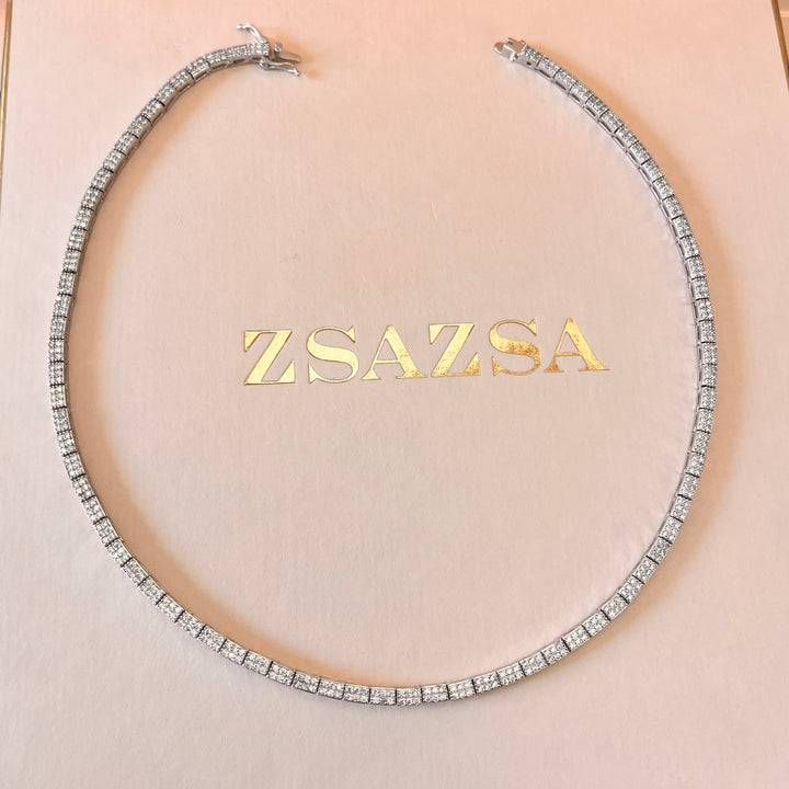 Classic zircone Sterling silver set