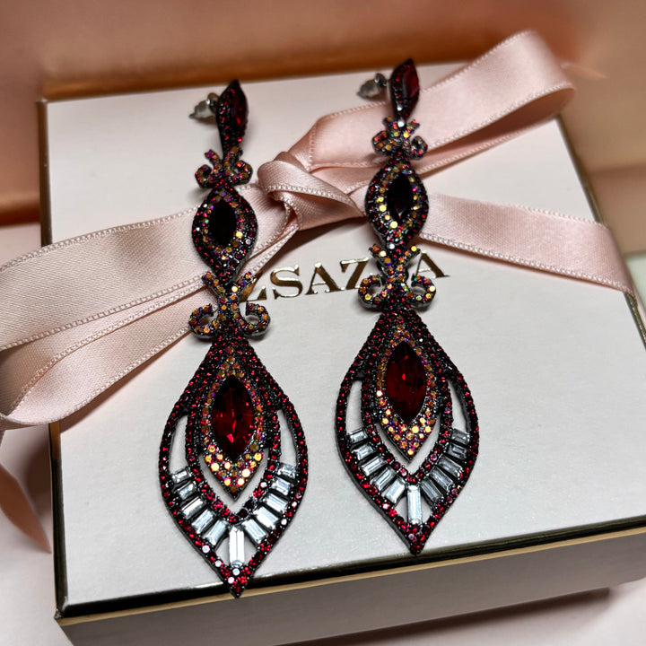 Elegant marquise earrings