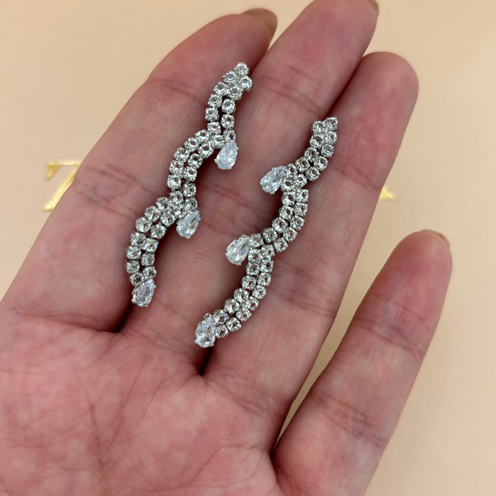 Zircone silver set