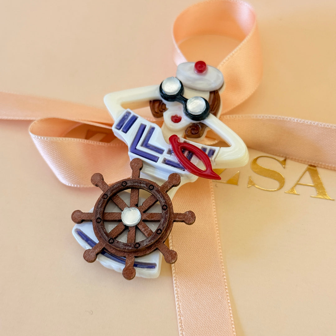 Nautical Lady Brooch