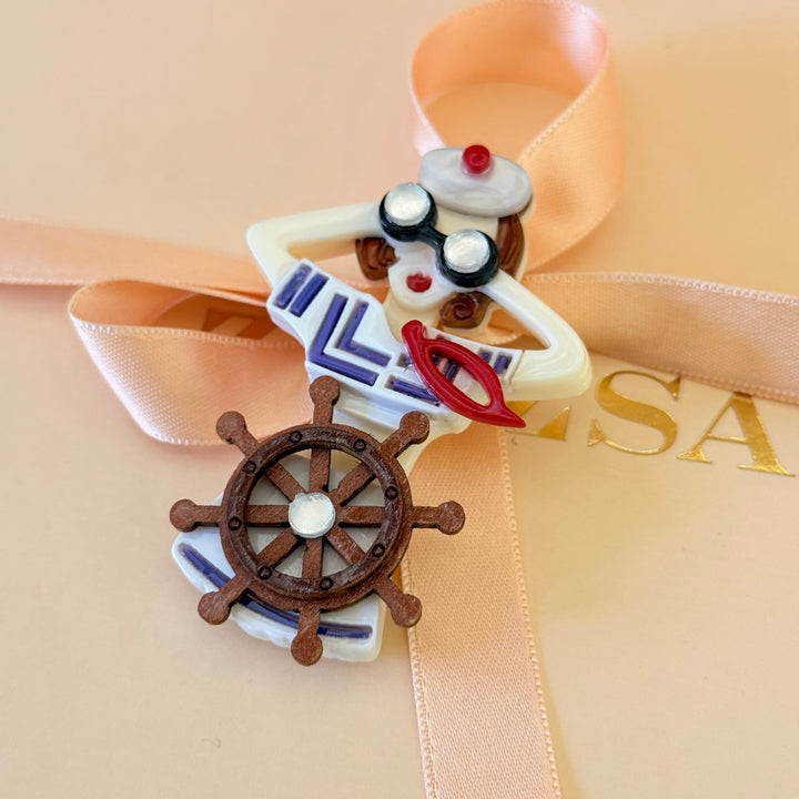 Nautical Lady Brooch