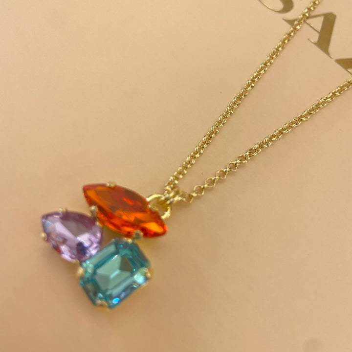 Multicolour Swarovski crystals set