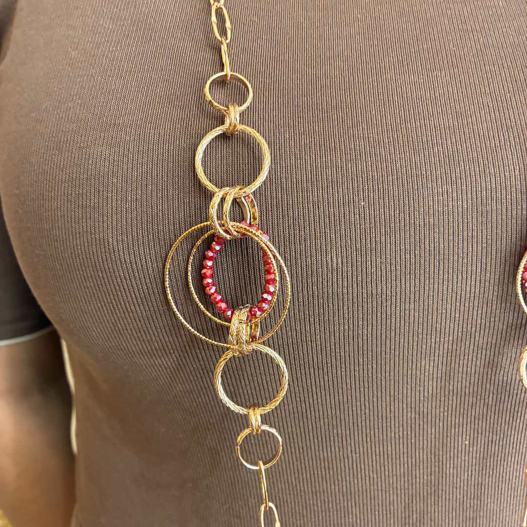 Handmade red set
