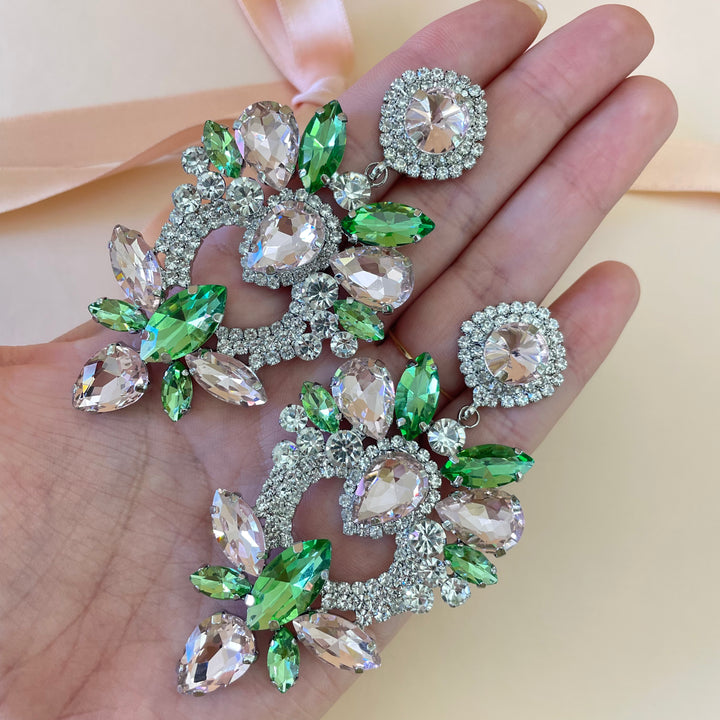 Big stone earrings