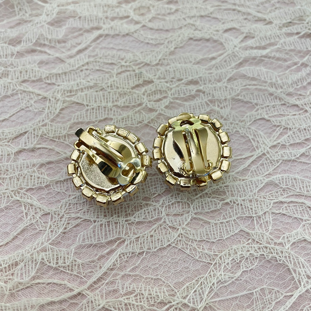 Multicolour clips earrings