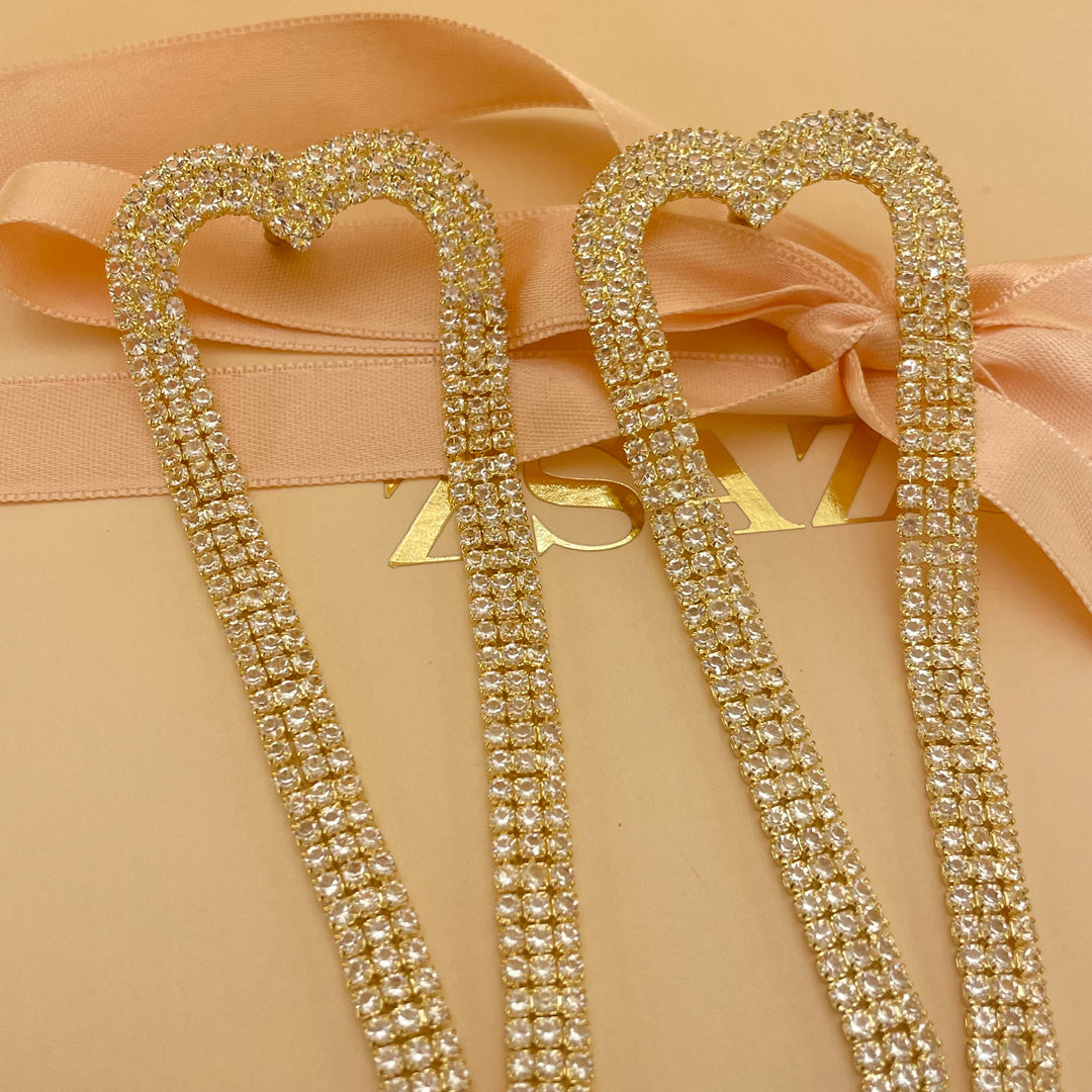 Heart earrings