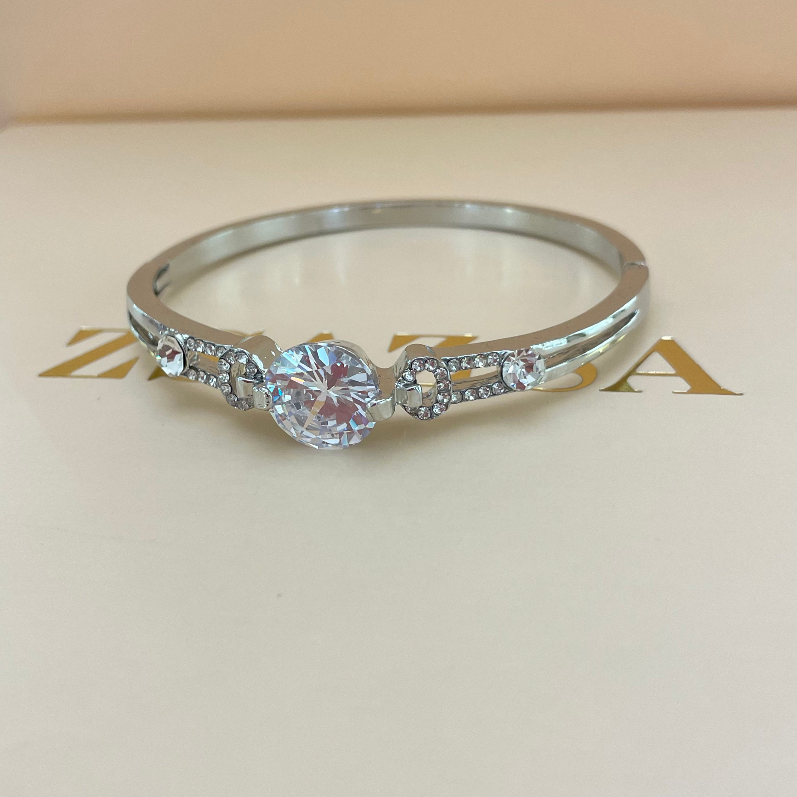 Rhinestone bangle