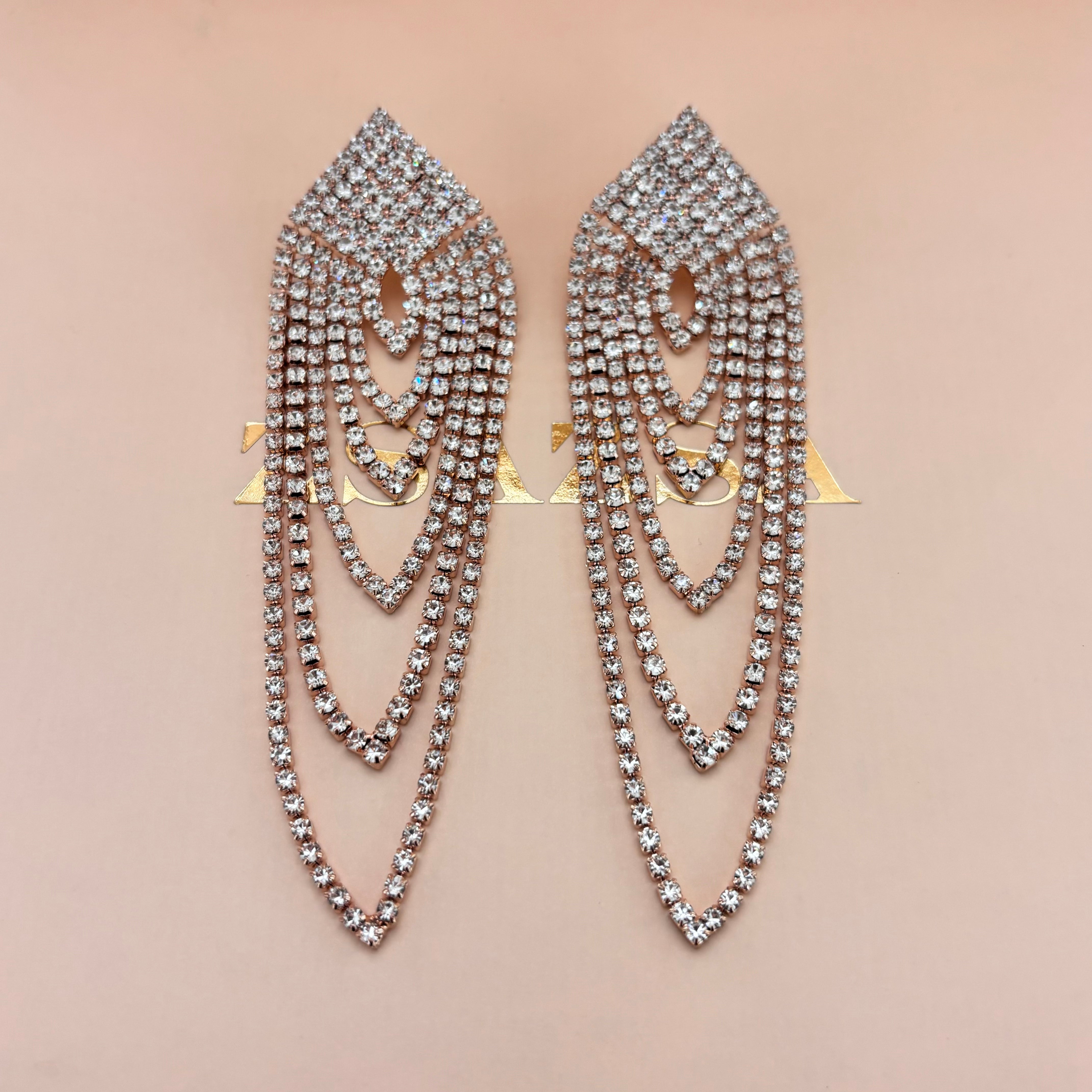 Elegant long earrings