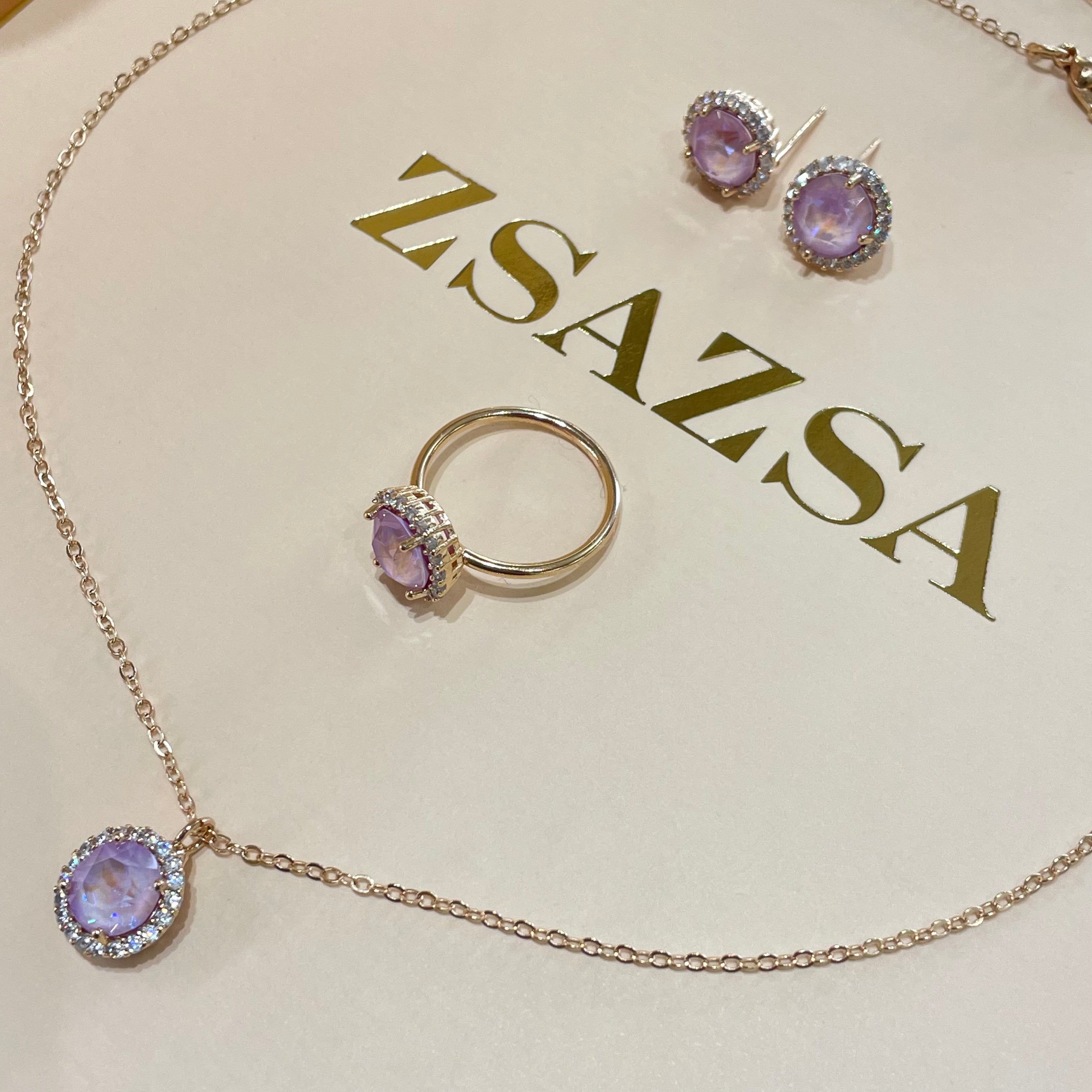 Elegant lilac set
