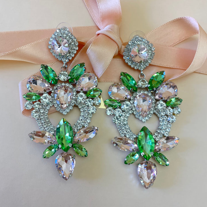 Big stone earrings