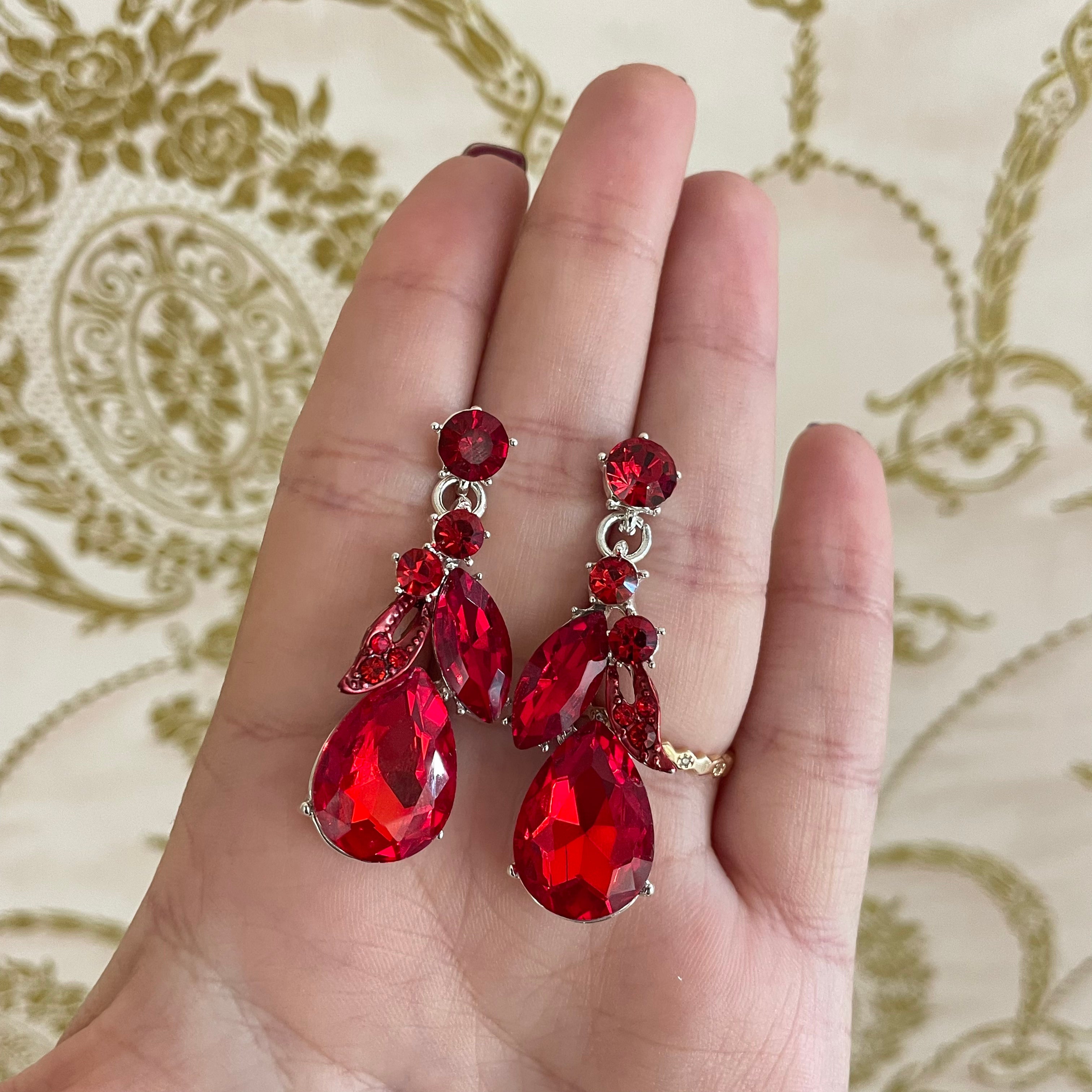 Red Multistone elegant Set