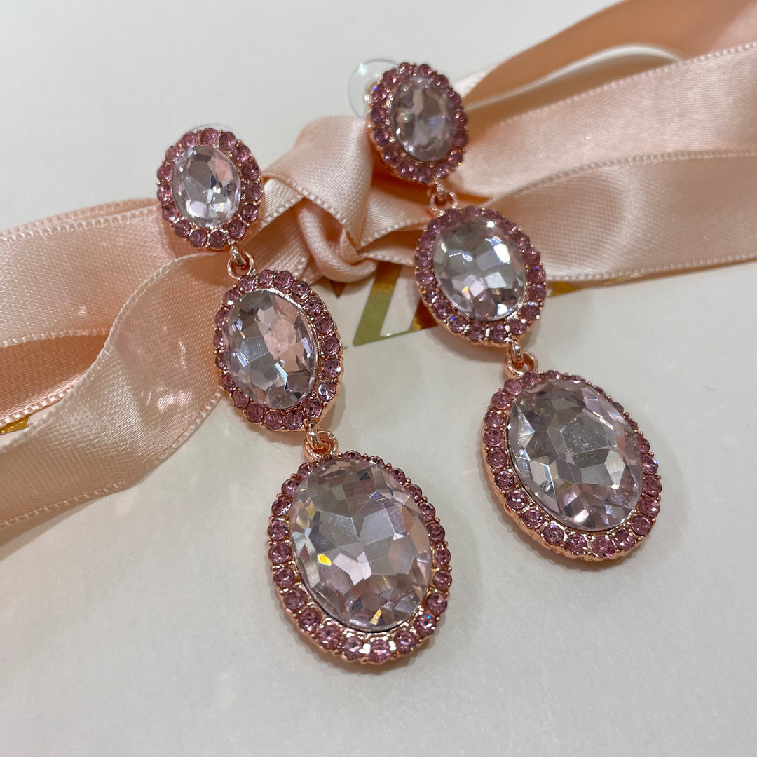 Light pink earrings