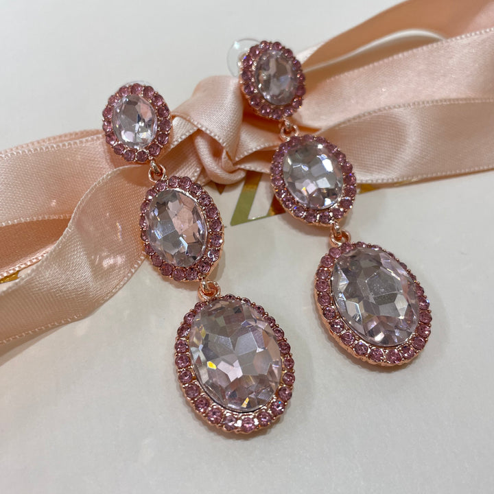 Light pink earrings