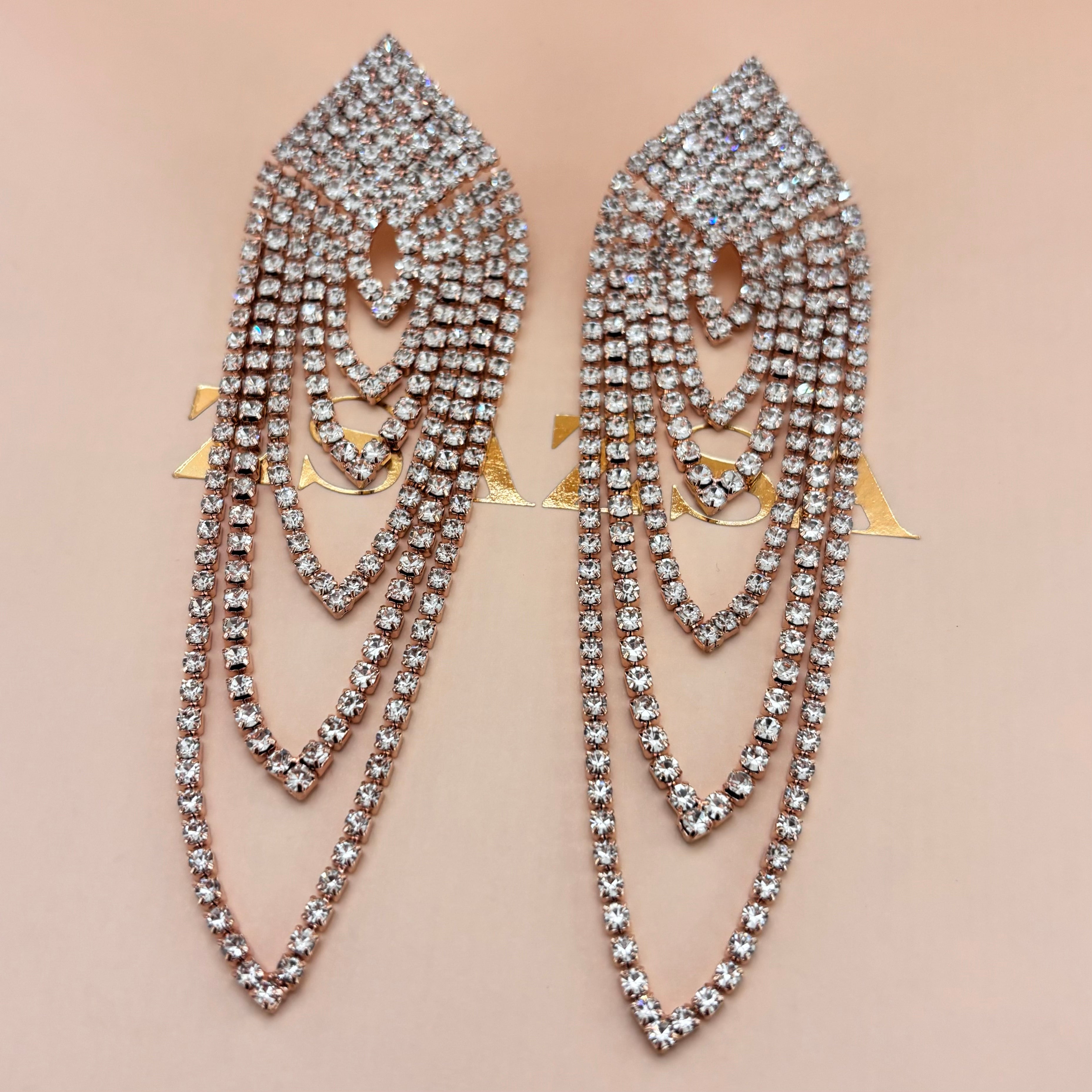 Elegant long earrings