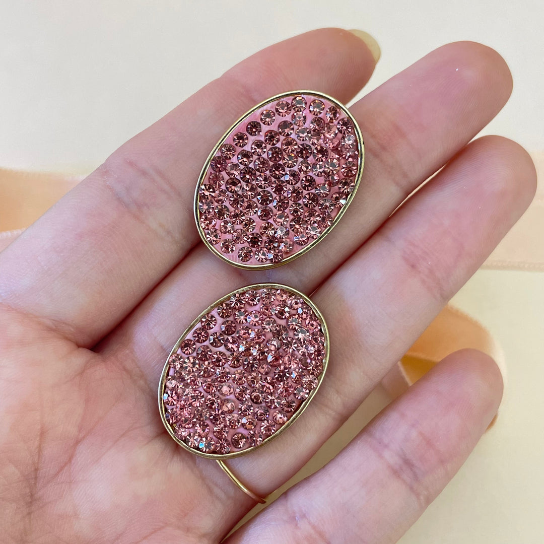 Pink earrings