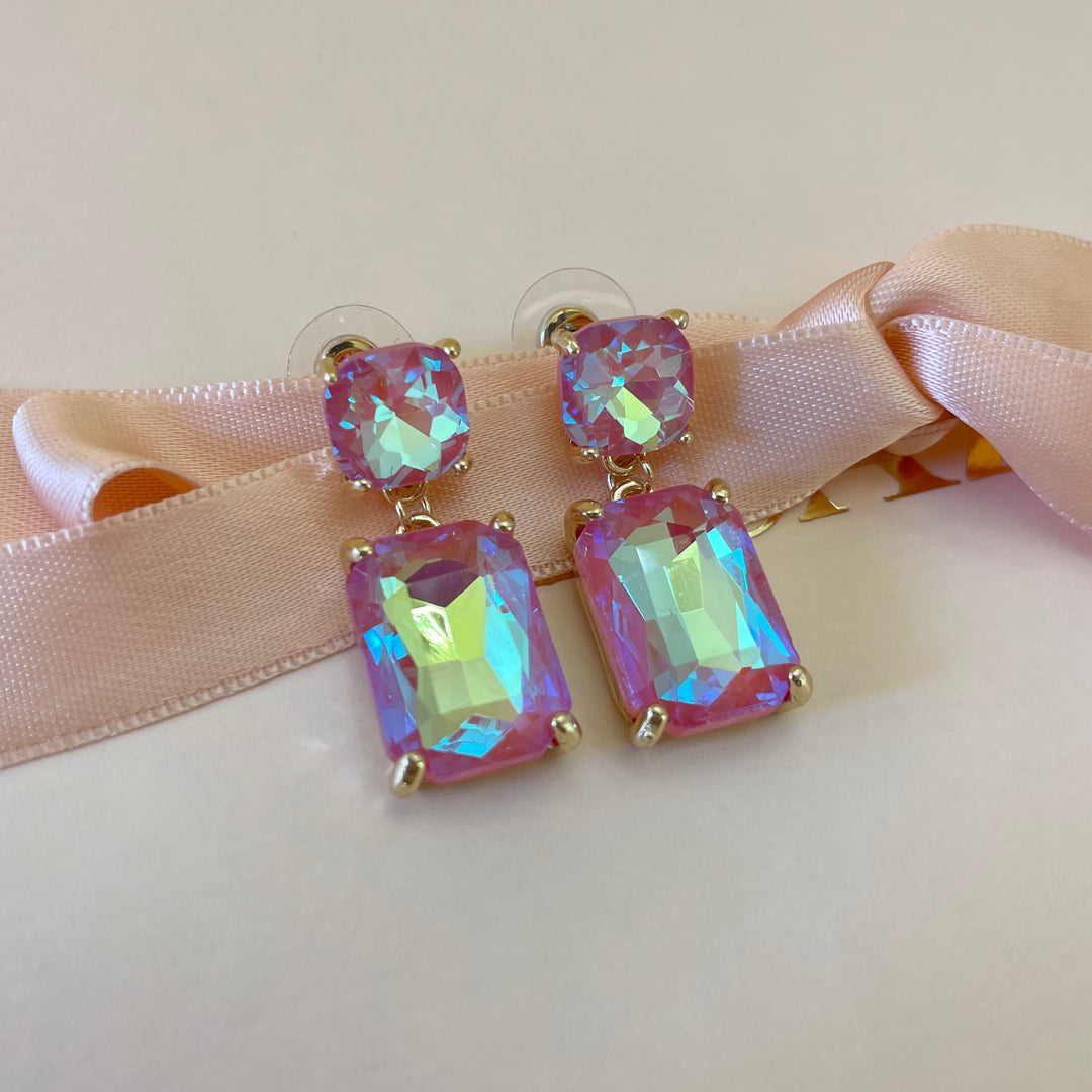 Pink earrings