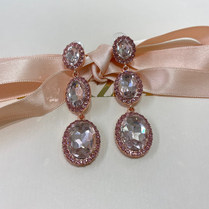 Light pink earrings