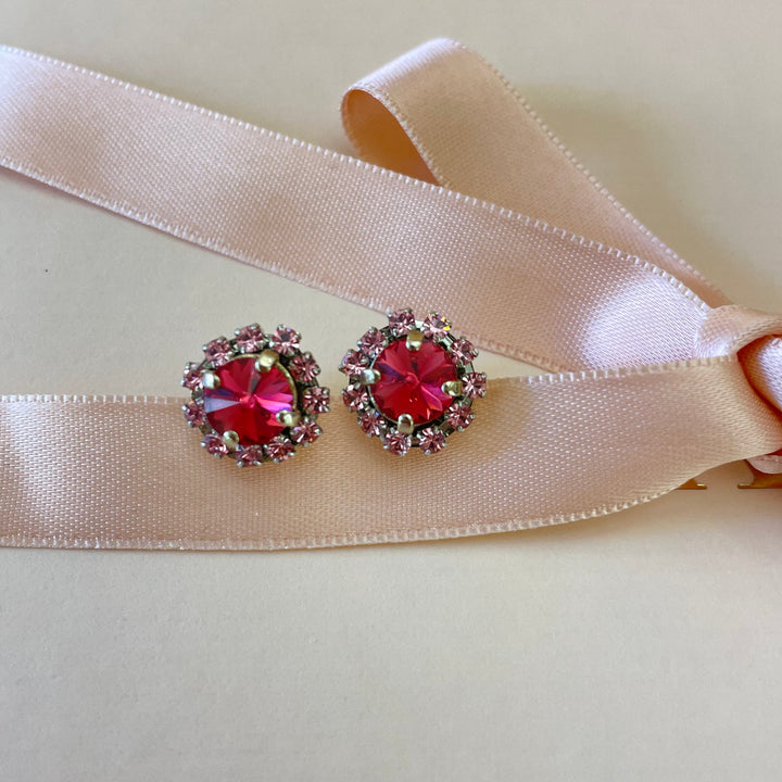 Fuchsia earrings