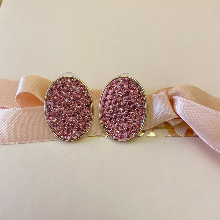 Pink earrings