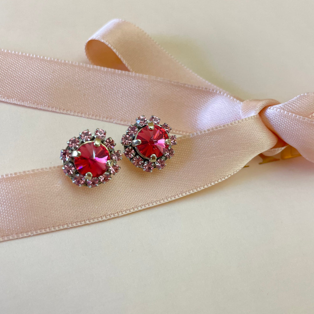 Fuchsia earrings