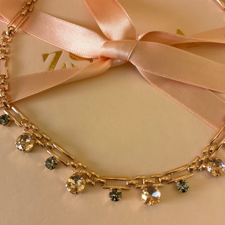 Handmade rose gold necklace