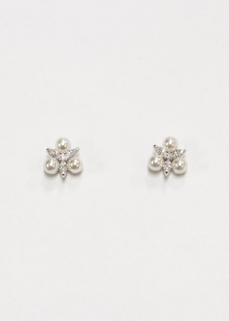 Classic Cubic zircone with pearls set