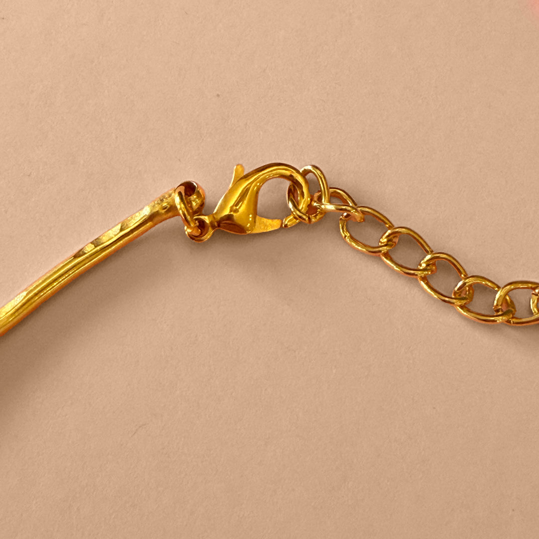 Handmade Three Circle Necklace | Gold Plated | ZsaZsa