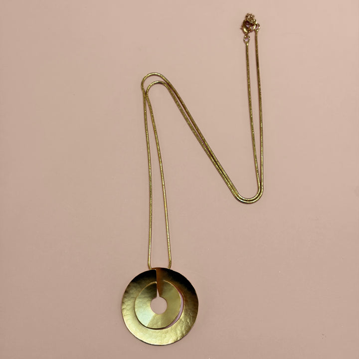 Handmade Intersecting Circles Gold Set | Gold Plated | ZsaZsa