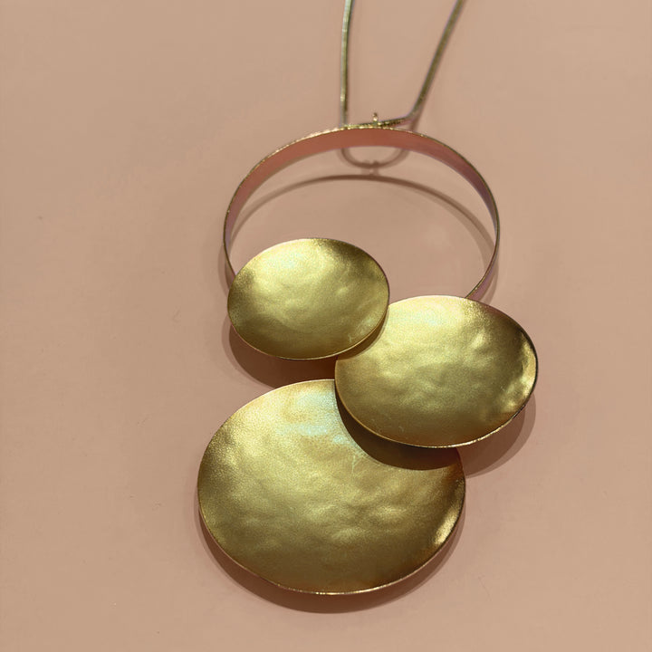 Handmade Full Circles Gold Set | Gold Plated | ZsaZsa