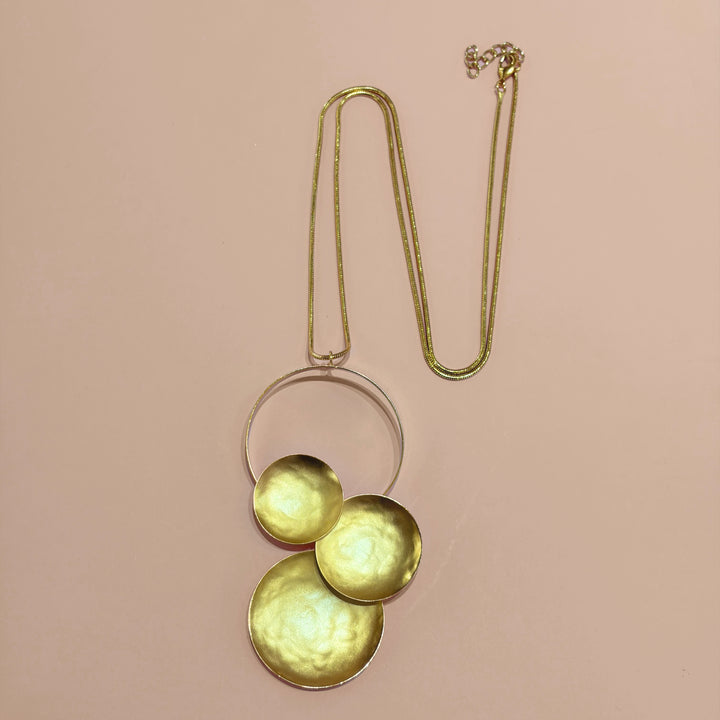 Handmade Full Circles Gold Set | Gold Plated | ZsaZsa