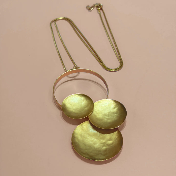 Handmade Full Circles Gold Set | Gold Plated | ZsaZsa
