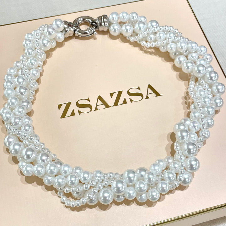 Twisted Necklace Mallorca Pearls