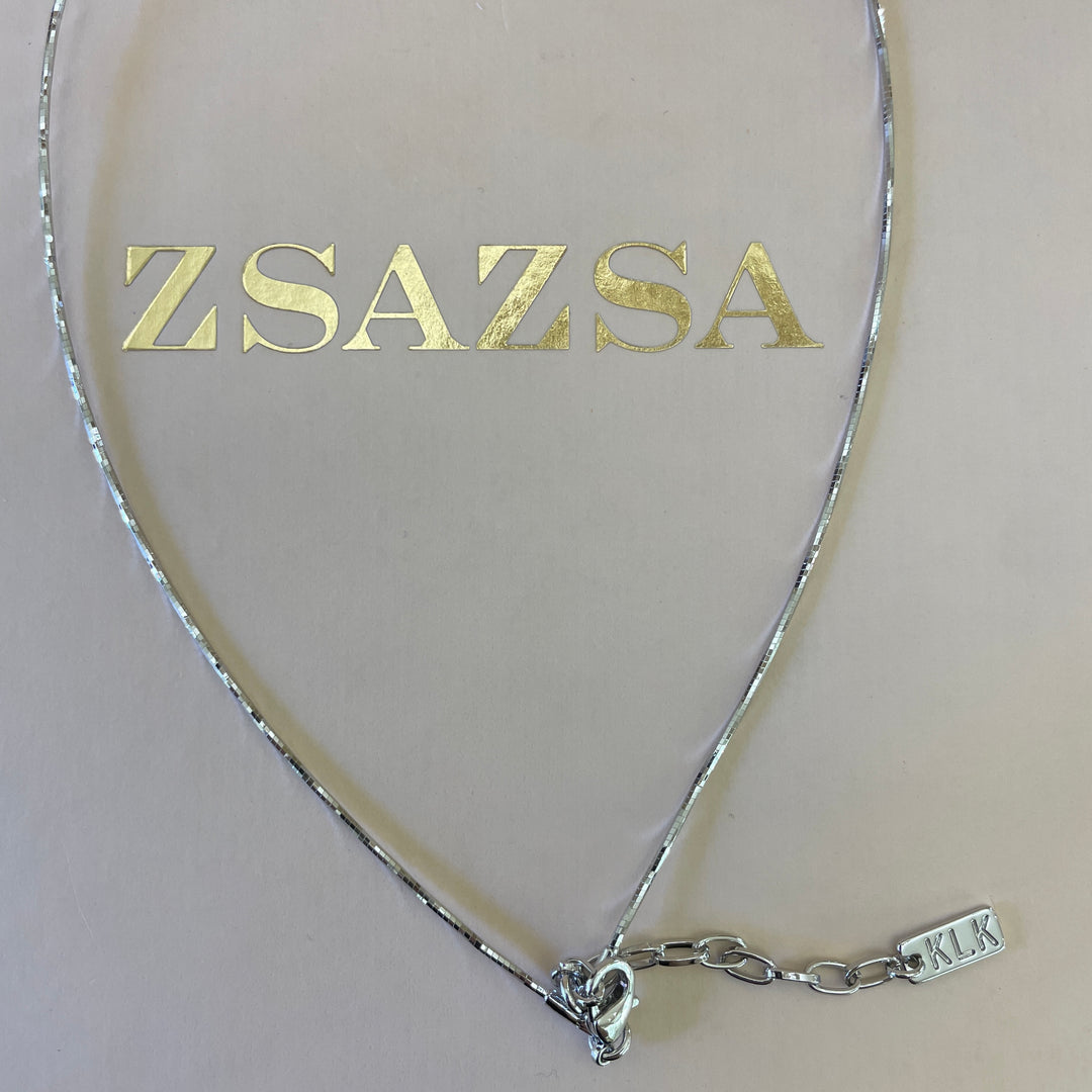 Enamel mint, brown and gold twisted white gold plated set
