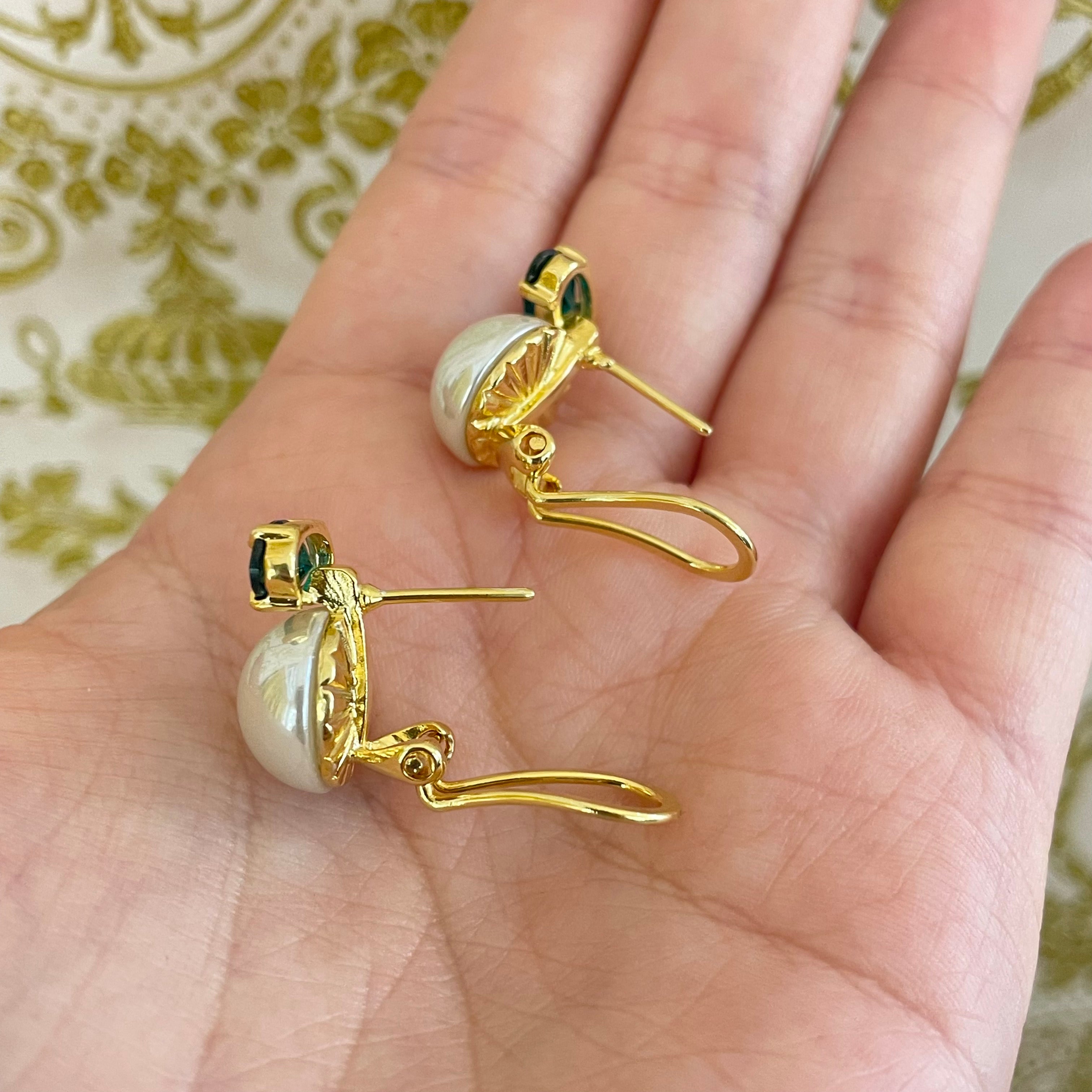 Mallorca Pearls Swarovski earrings