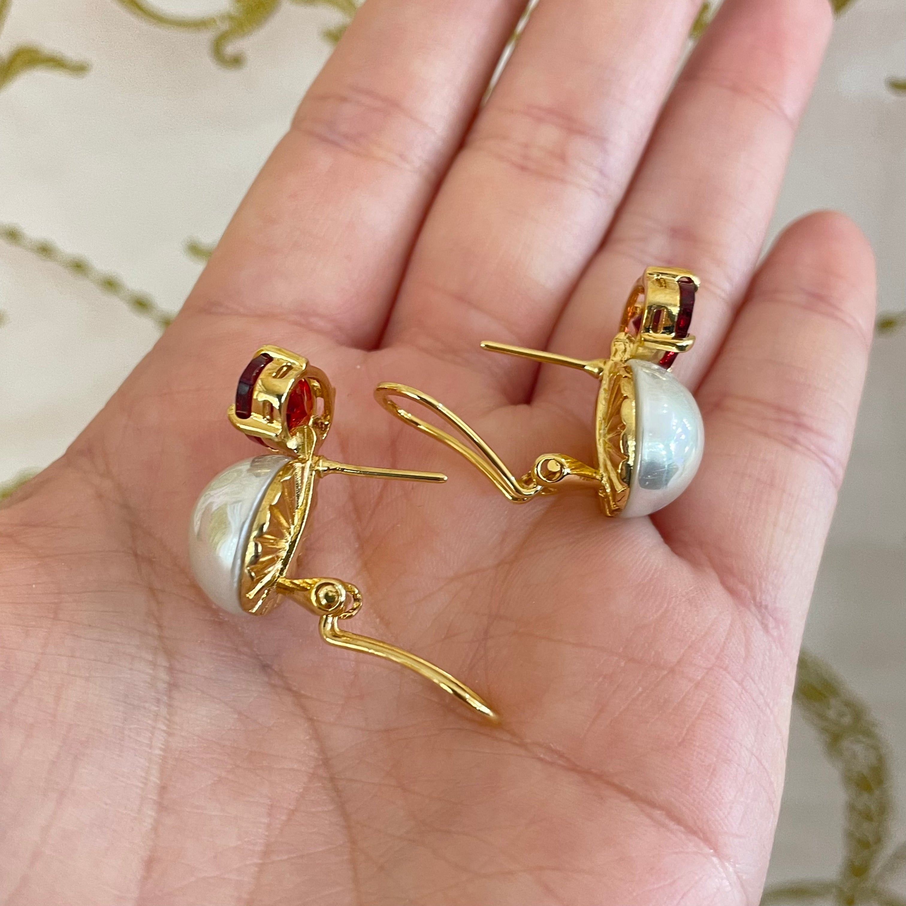 Mallorca Pearls Swarovski earrings