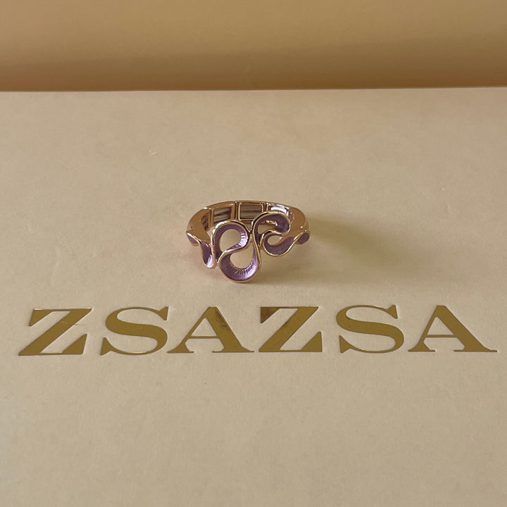 Enamel pink curvy set