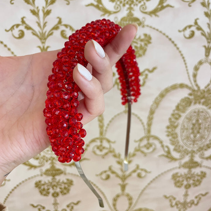 Light red headband