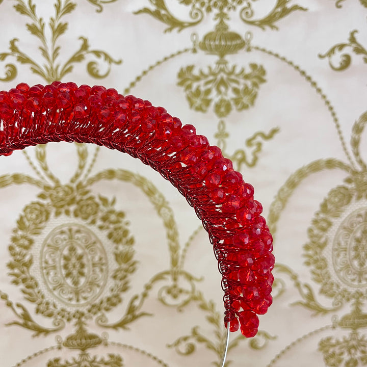 Light red headband