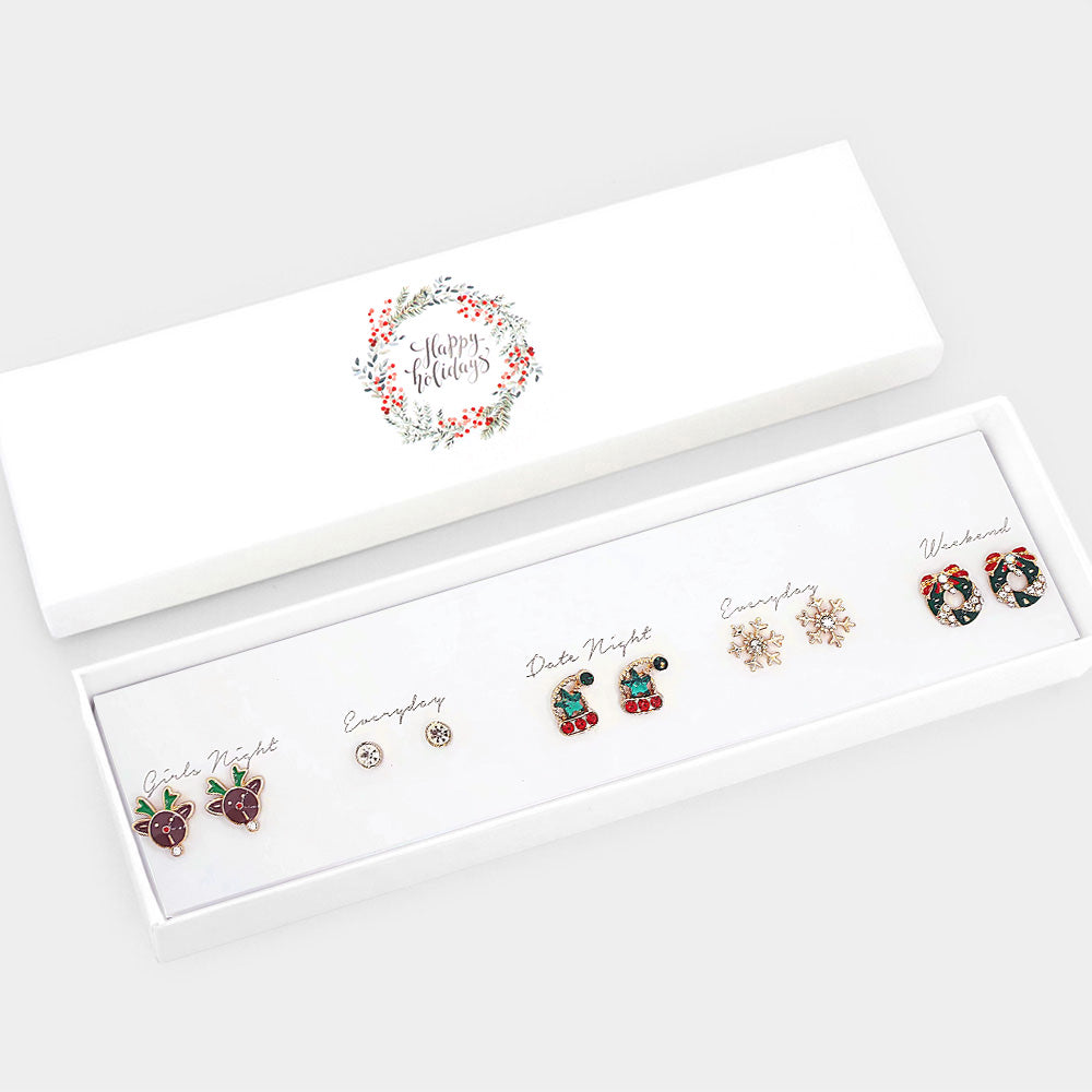 Christmas studs pack