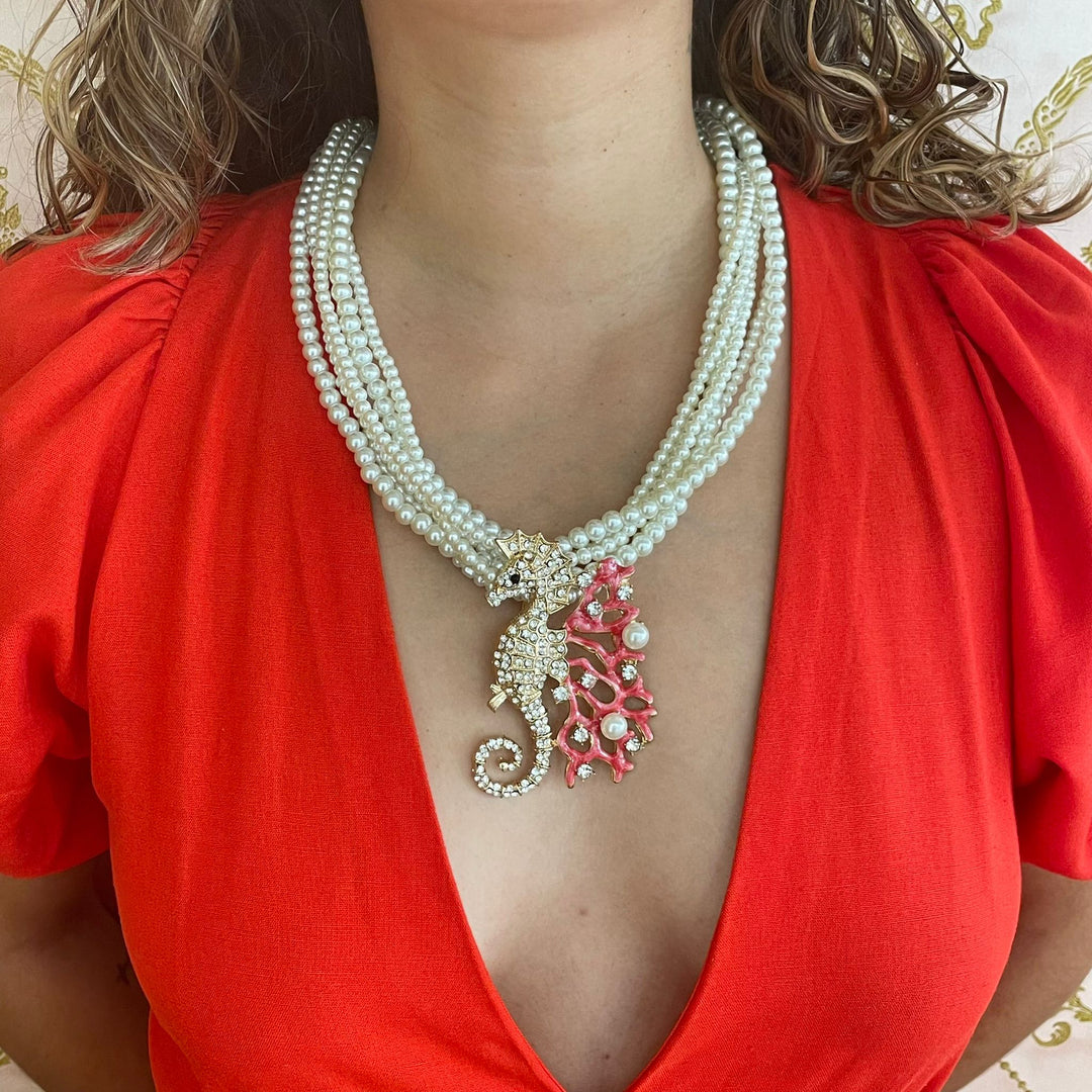 Seahorse necklace