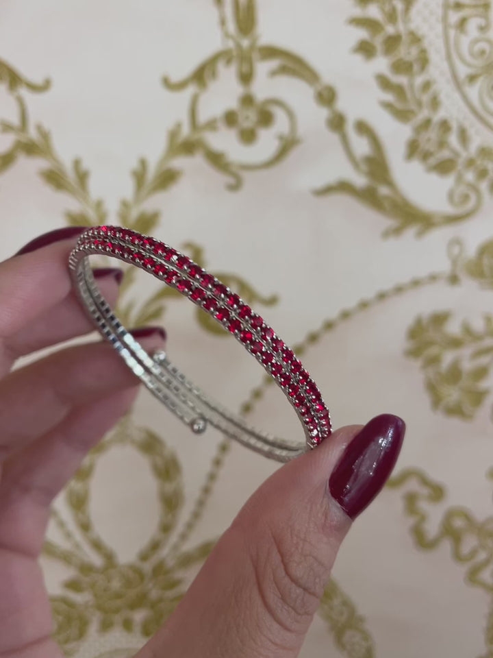 2 rows bangle